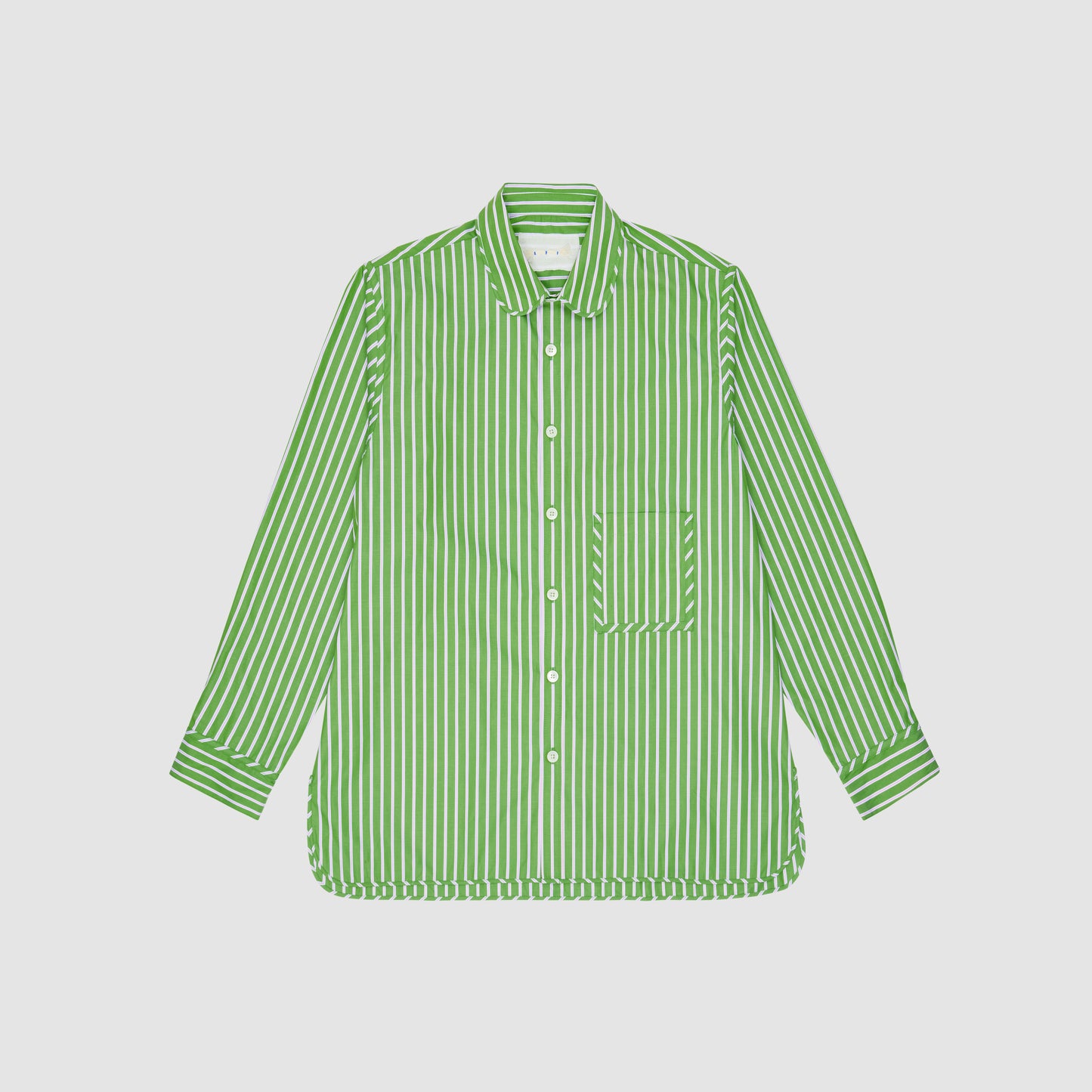 GARDENERS SHIRT - SPEARMINT STRIPE