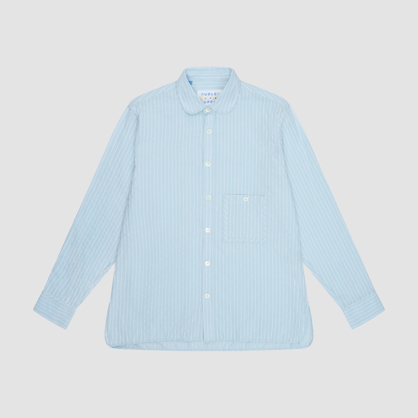 GARDENERS SHIRT - BOUCLE CLOUD STRIPE