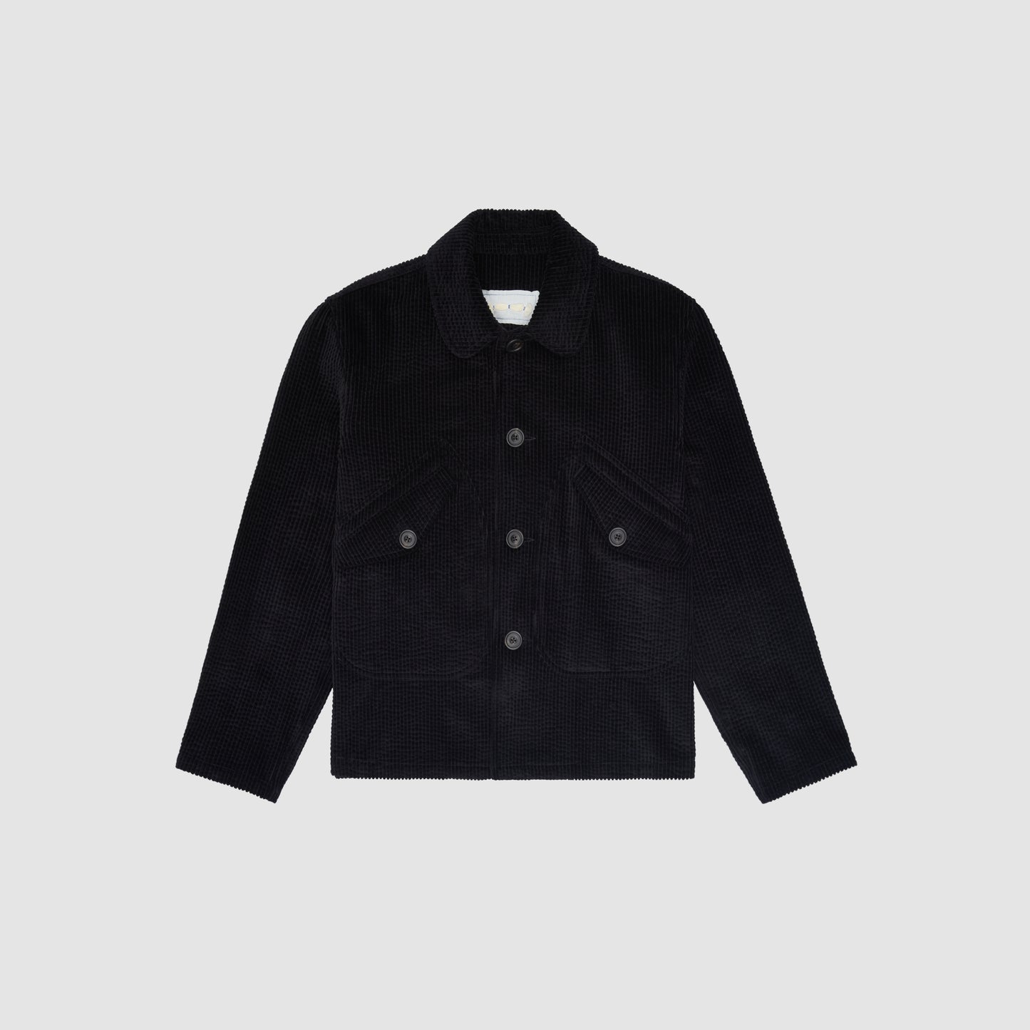 THE ORCHARD JACKET - BLACK SEERSUCKER CORD