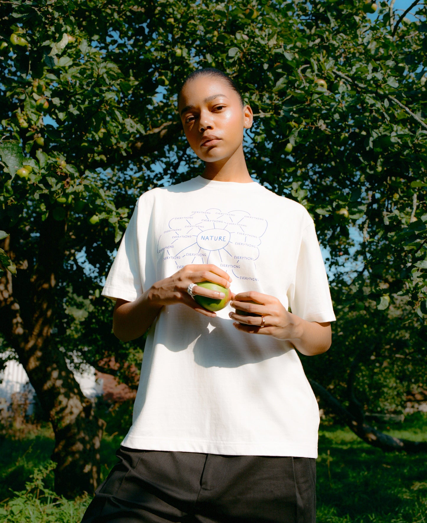 EVERYTHING IS NATURE T-SHIRT - WHITE