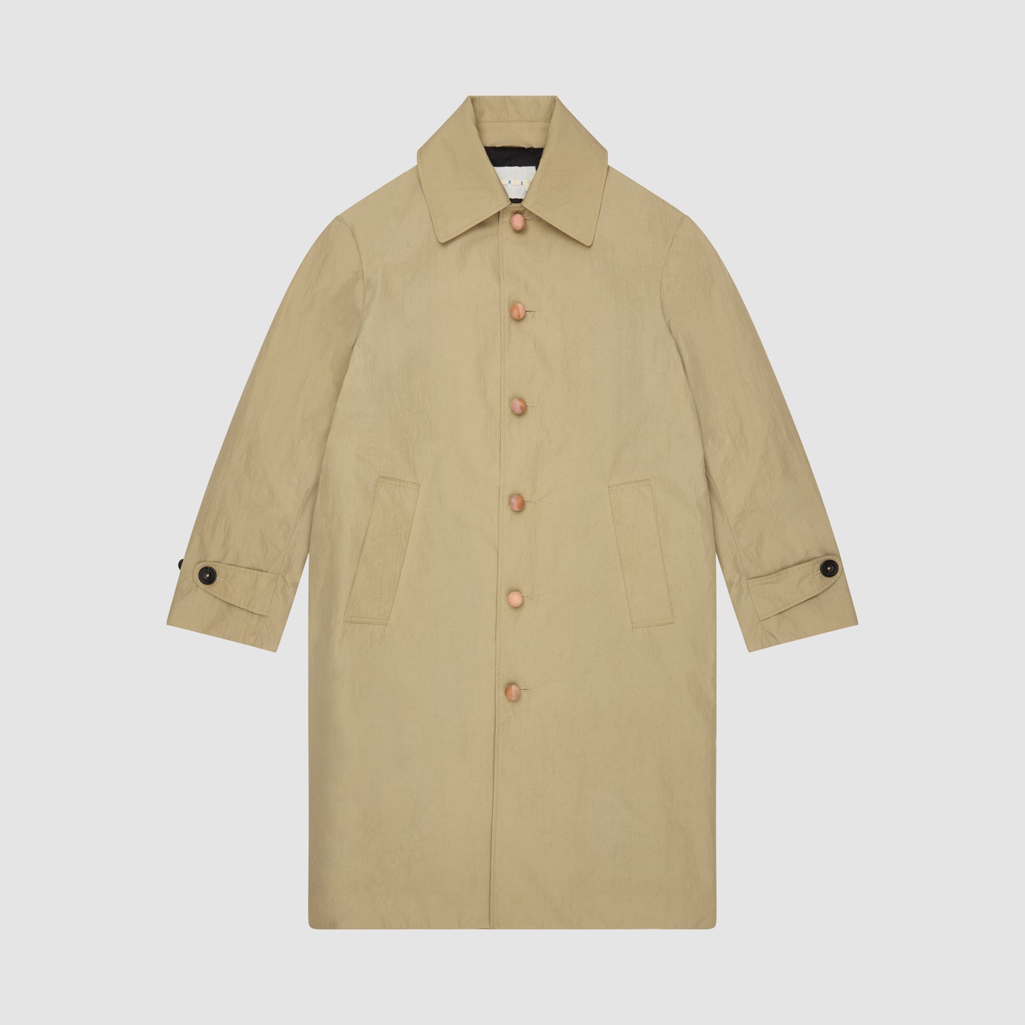 THE COURTYARD COAT - SANDSTONE TAFFETA