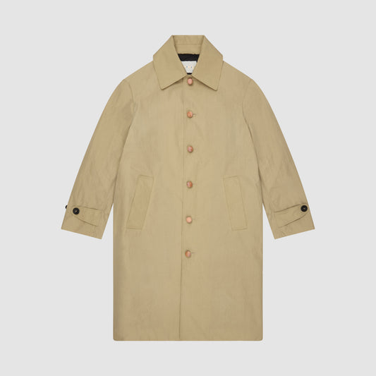 THE COURTYARD COAT - SANDSTONE TAFFETA