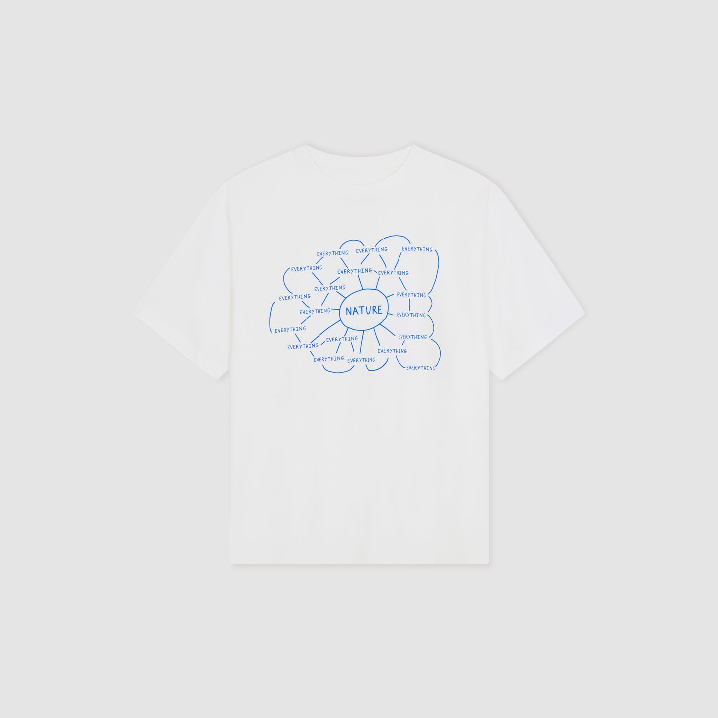 EVERYTHING IS NATURE T-SHIRT - WHITE