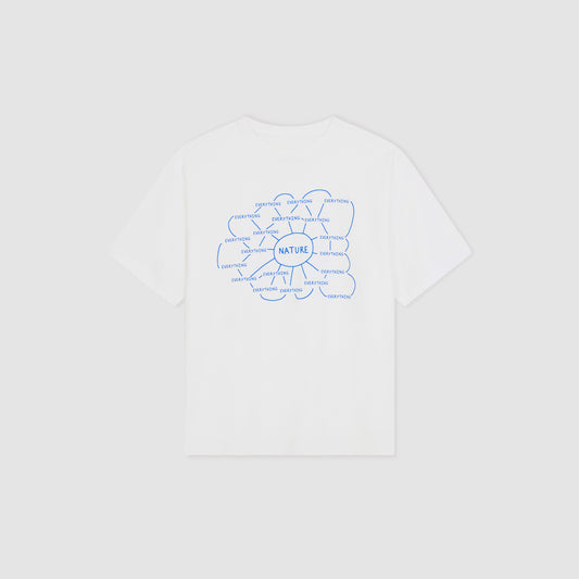 EVERYTHING IS NATURE T-SHIRT - WHITE