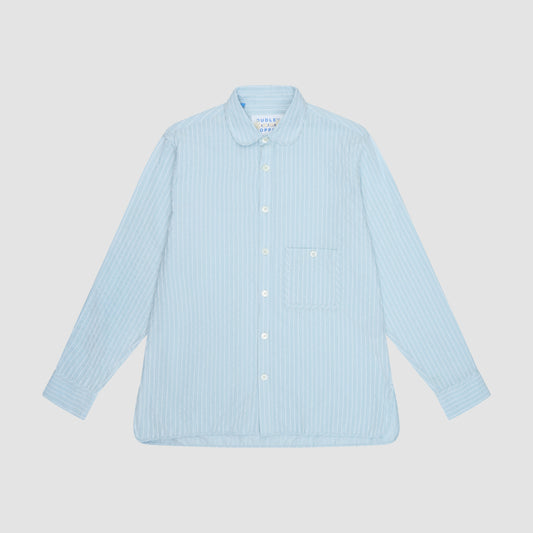 GARDENERS SHIRT -  BOUCLE CLOUD STRIPE