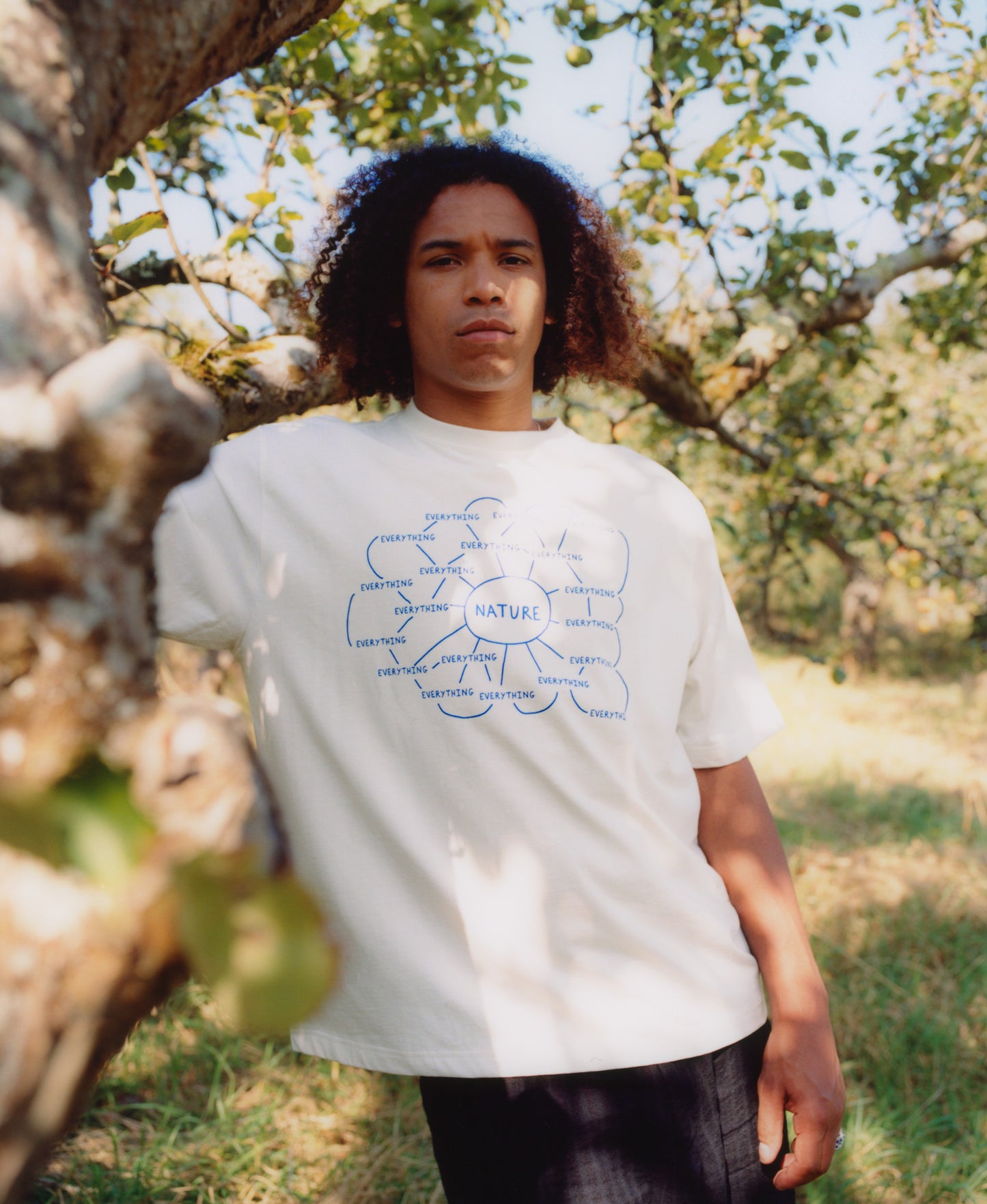 EVERYTHING IS NATURE T-SHIRT - WHITE